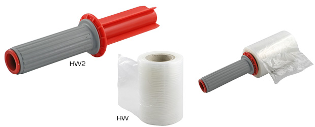 Abroller für HW-PVC-Rolle