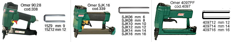 Peumatische Heftpistole Omer 90.28 für Klammertyp 90