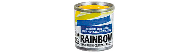 Glänzende Lacke Rainbow 17 ml - Himmelblau