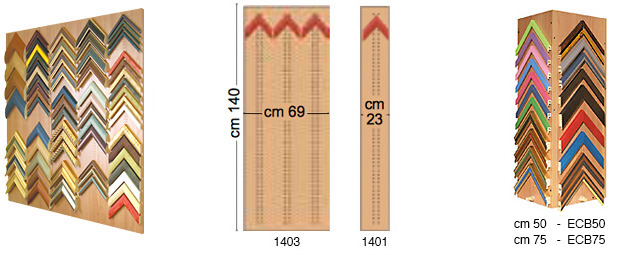 Tafel für Leistenmuster 140 cm - 3 Reihen