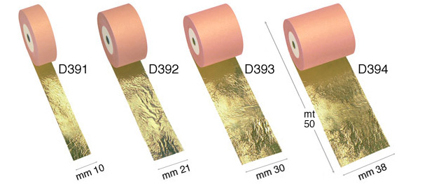 Kompositionsgold in Rollen 10 mm x 50 m