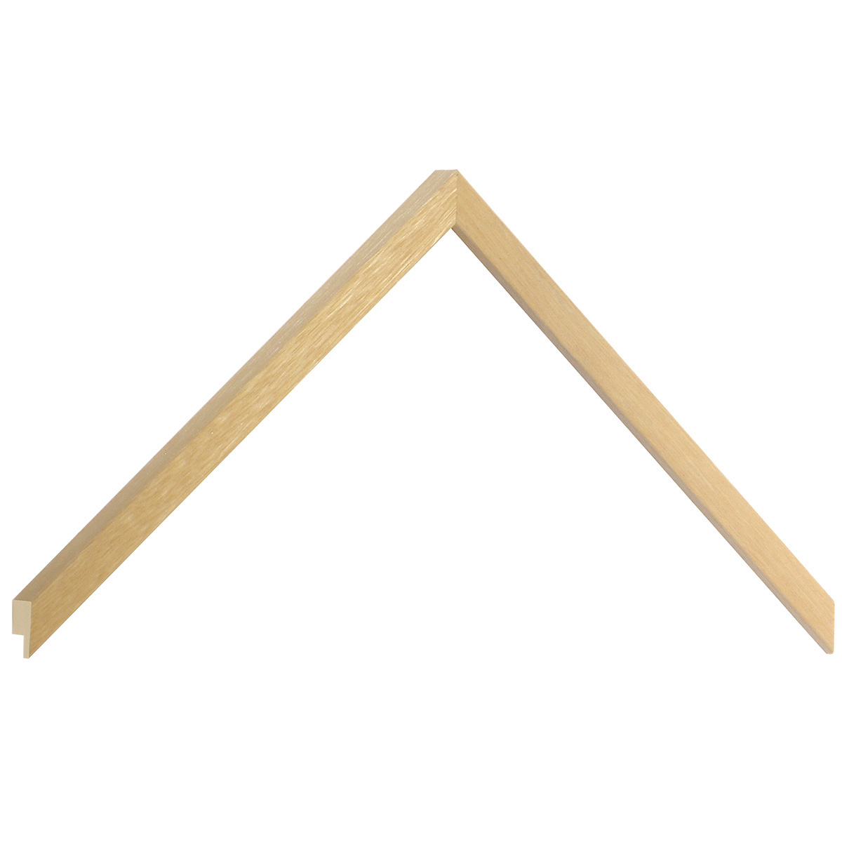 Bilderleiste Lindenholz roh - 10 mm breit - 13 mm hoch - Musterwinkel