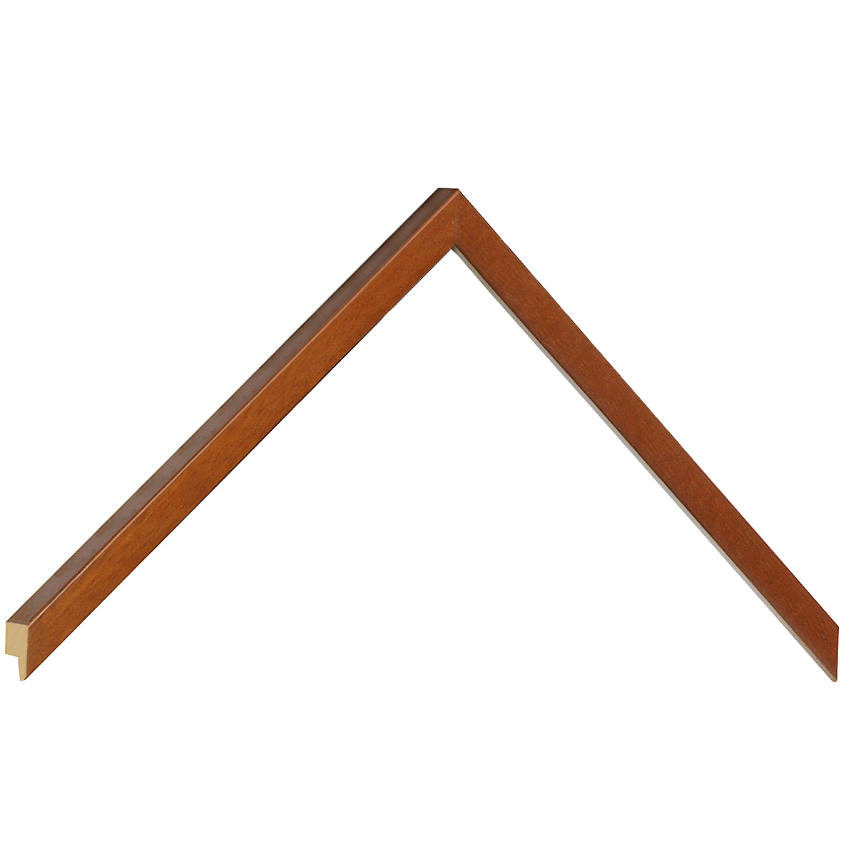 Bilderleiste Lindenholz flach 13 hoch 10 mm breit - Kirschbraum - Musterwinkel