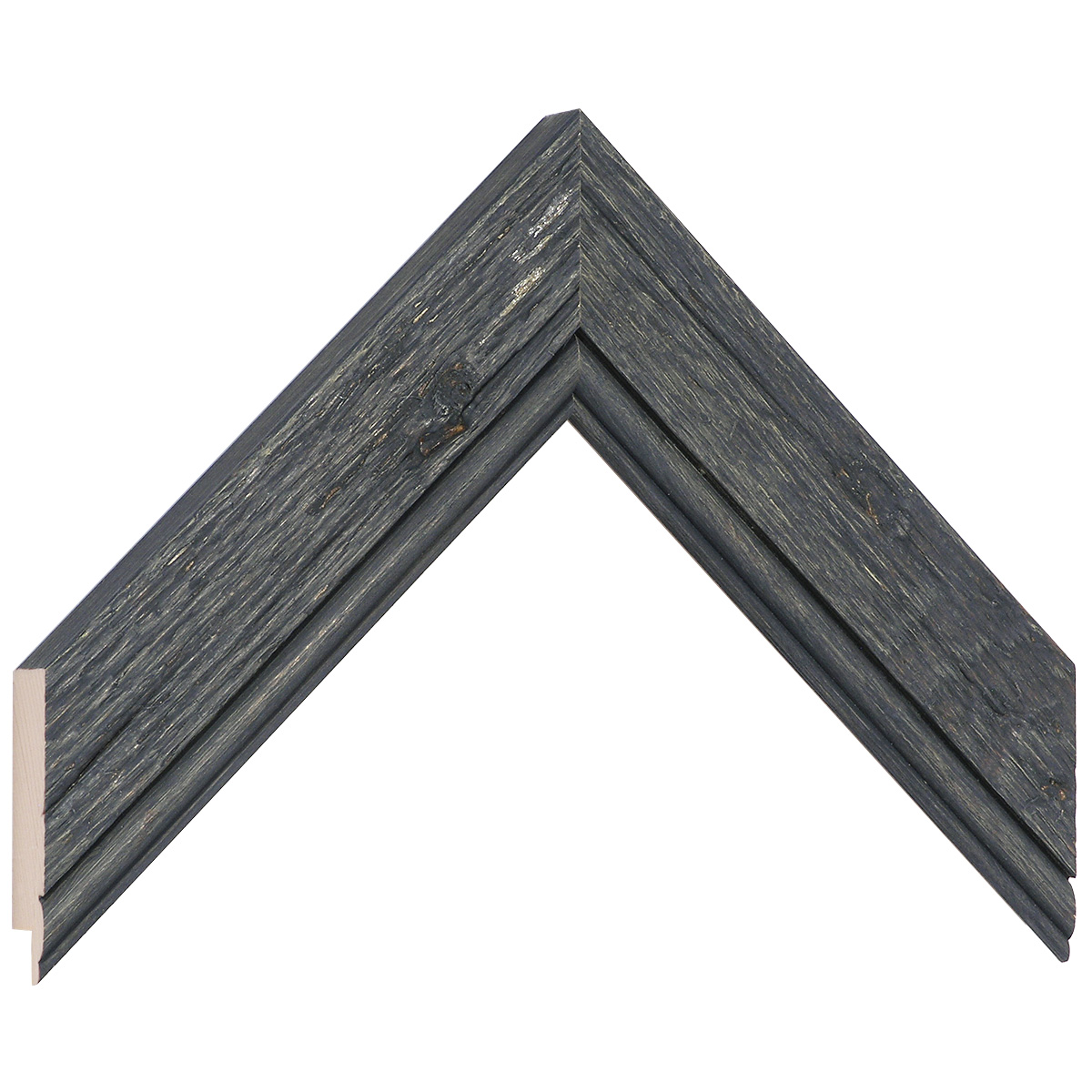 Bilderleiste Tanne 41 mm breit 20 mm hoch - Schwarz - Musterwinkel