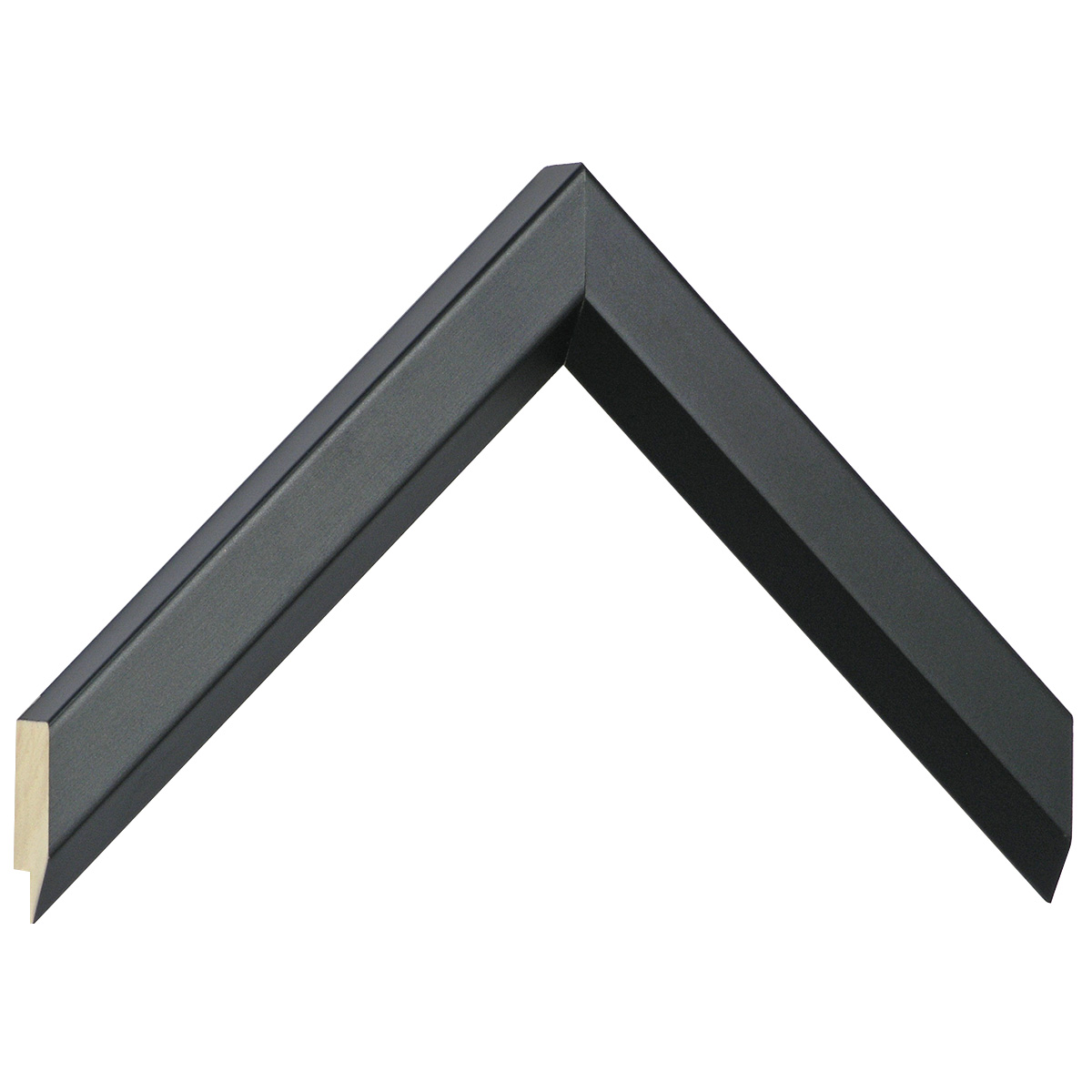 Bilderleiste Ayous 28 mm 20 mm hoch - Schwarz glänzend - Musterwinkel
