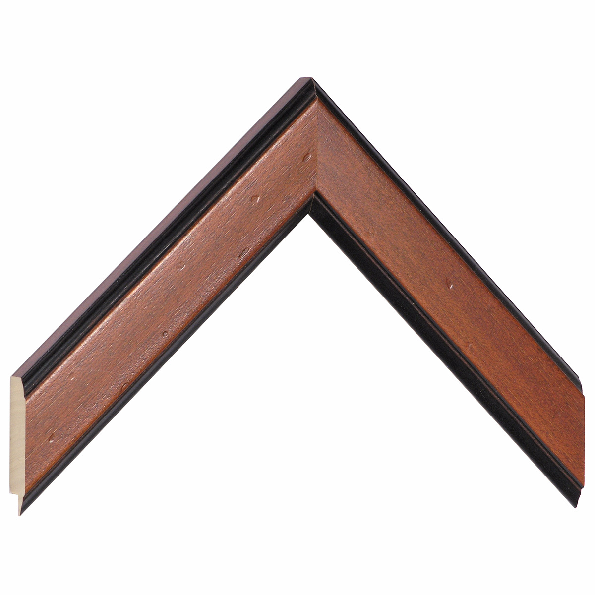 Bilderleiste Ayous 37 mm breit 18 mm hoch - Antiknuss - Musterwinkel