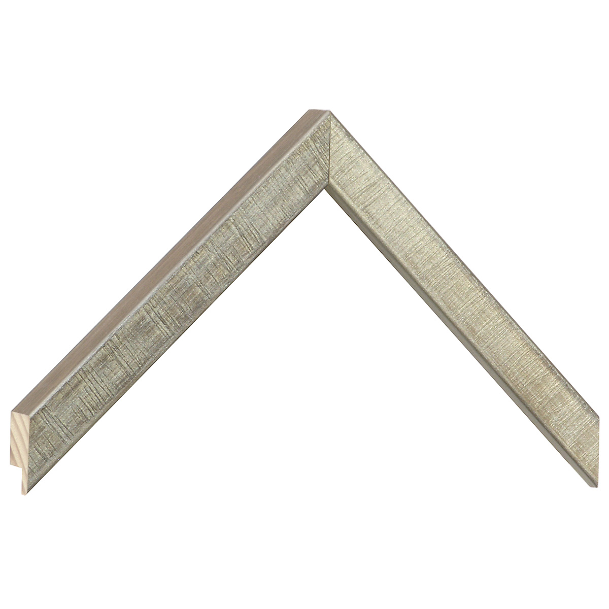Bilderleiste keilgezinkte Tanne 19 mm breit 21 mm hoch - Bronze - Musterwinkel