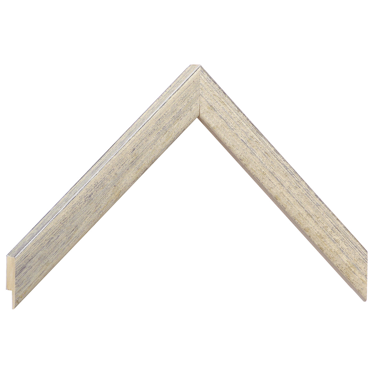 Bilderleiste Ayous flach 20 mm gestreift beige - Musterwinkel