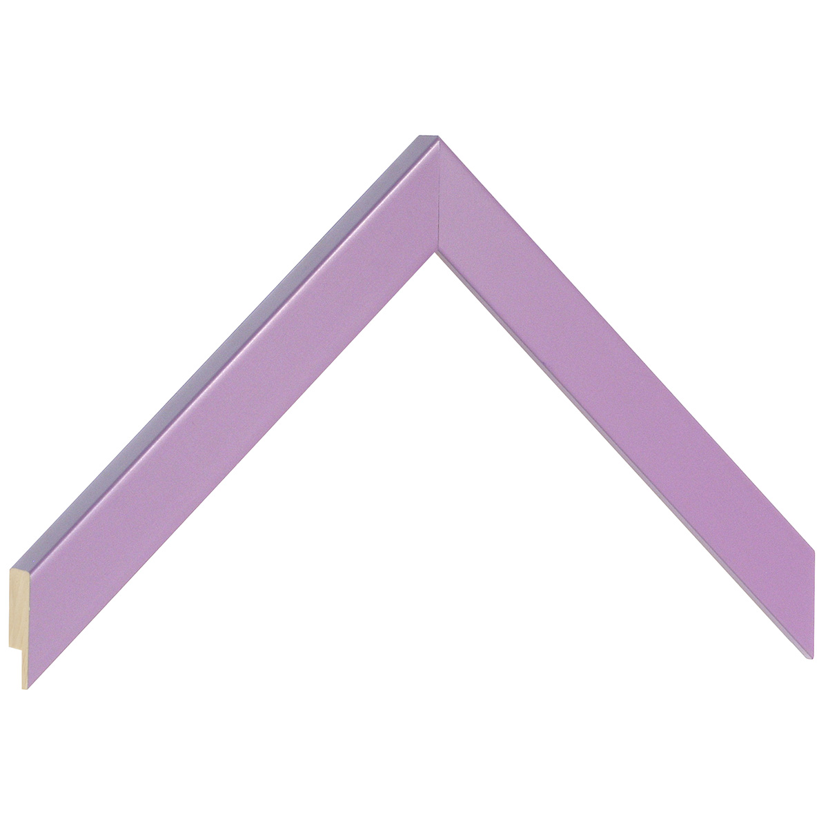 Bilderleiste Ayous flach 20 mm breit 14 hoch - Violett - Musterwinkel