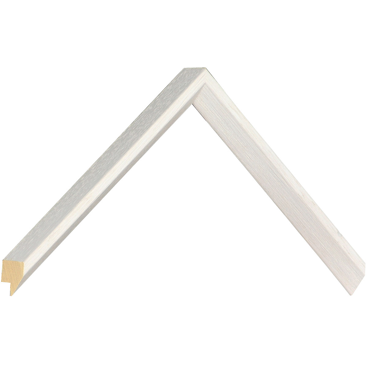 Bilderleiste Ayous 14 mm breit 25 mm hoch - Weiss - Musterwinkel
