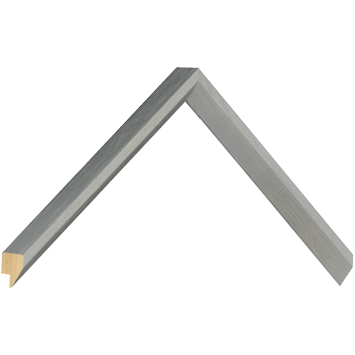 Bilderleiste Ayous 14 mm breit 25 mm hoch - Hellgrau - Musterwinkel