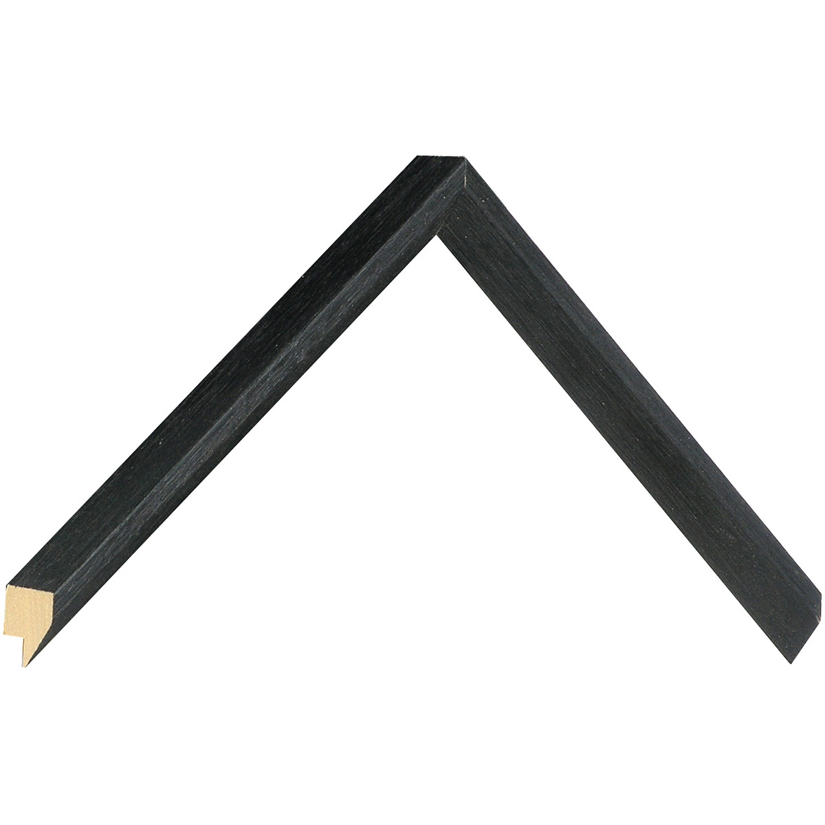 Bilderleiste Ayous 14 mm breit 25 mm hoch - Schwarz - Musterwinkel