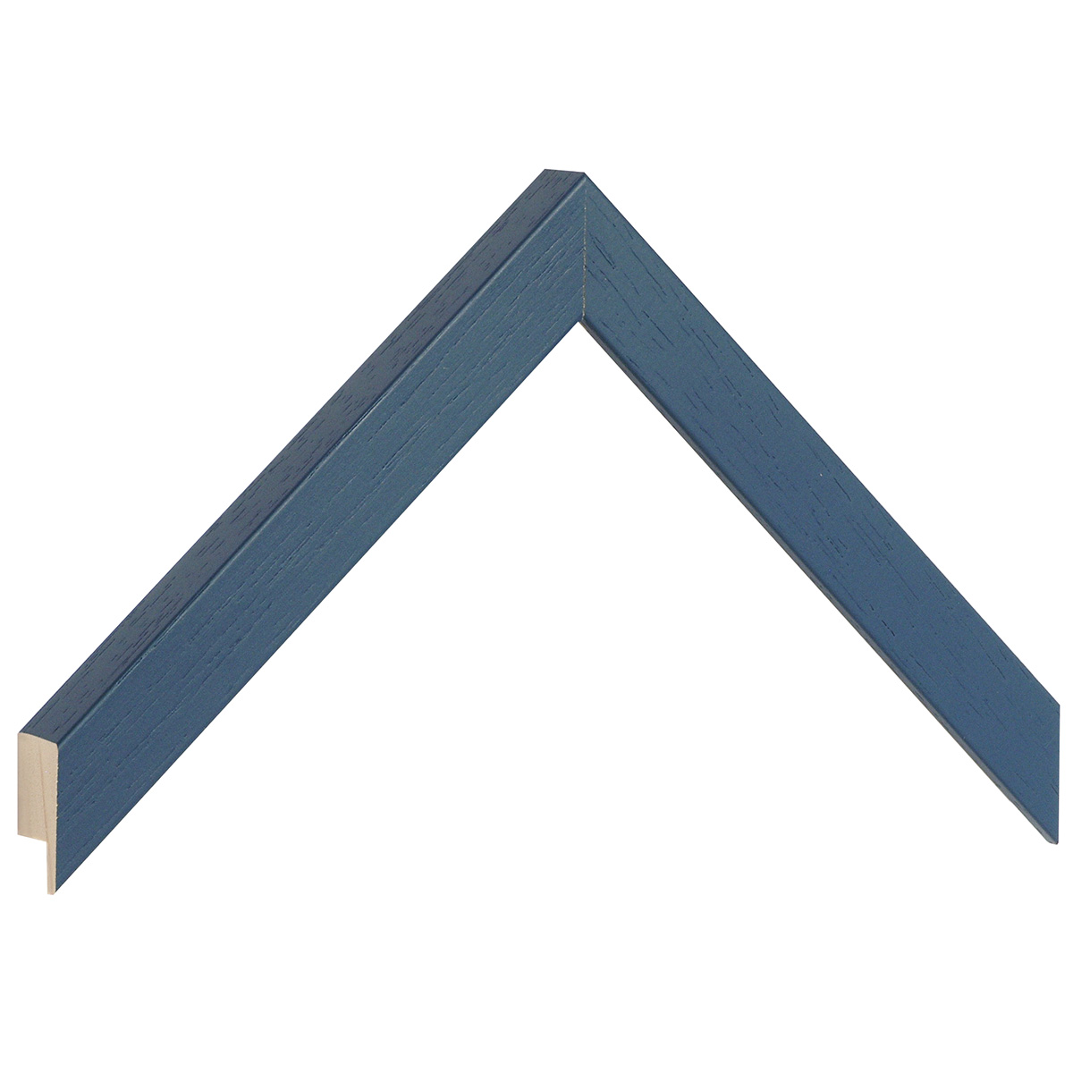 Bilderleiste Ayous flach 20 mm breit 20 mm hoch - Denimblau - Musterwinkel