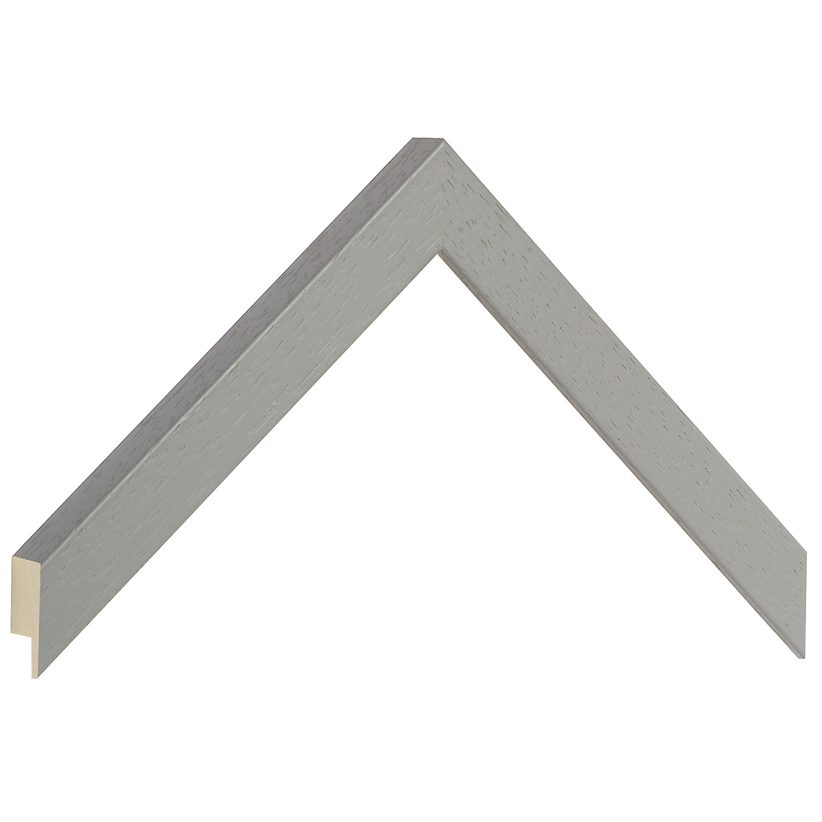 Bilderleiste Ayous flach 20 mm breit 20 mm hoch - Rauchgrau - Musterwinkel