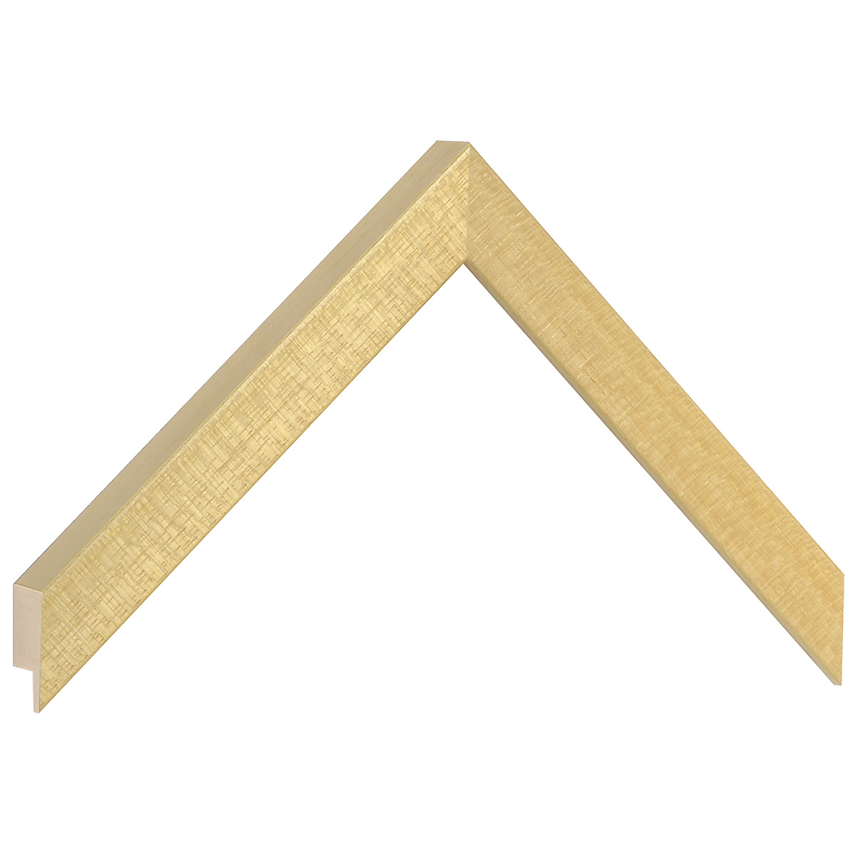 Bilderleiste Ayous flach 20 mm breit 20 hoch - Naturholz - Musterwinkel