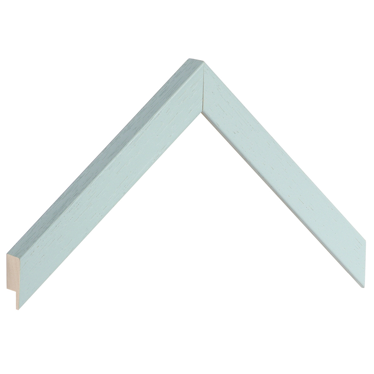 Bilderleiste Ayous flach 20 mm breit 20 mm hoch - Nebelgrau - Musterwinkel