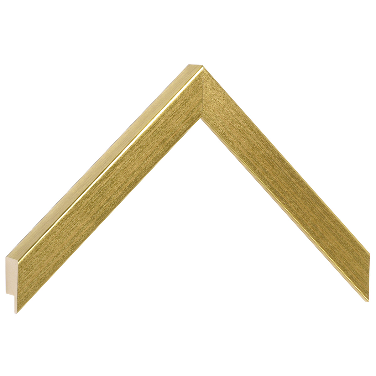 Bilderleiste Ayous flach 20 mm breit 20 hoch - Gold - Musterwinkel