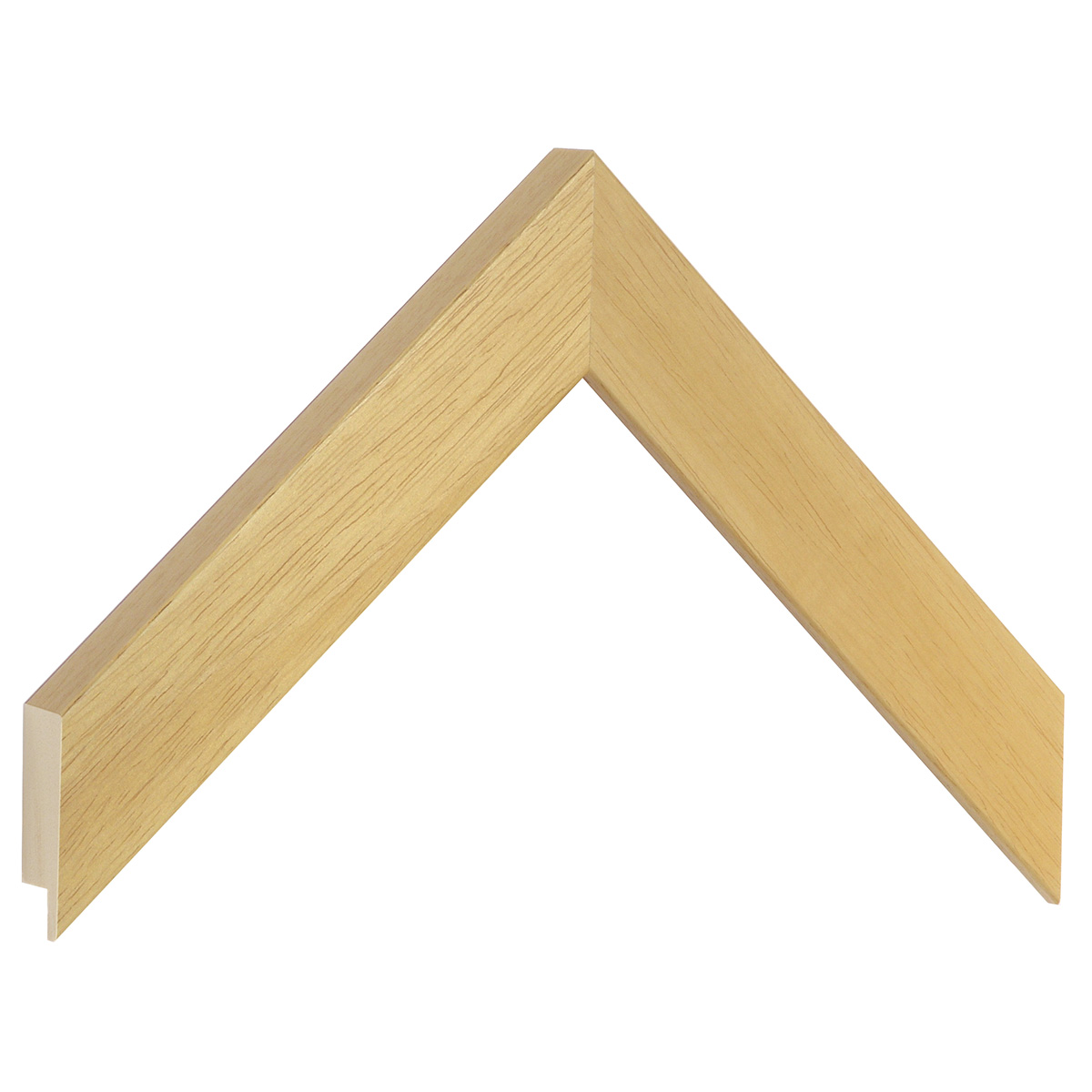 Bilderleiste Ayous flach 30mm breit 20 hoch - Naturholz - Musterwinkel