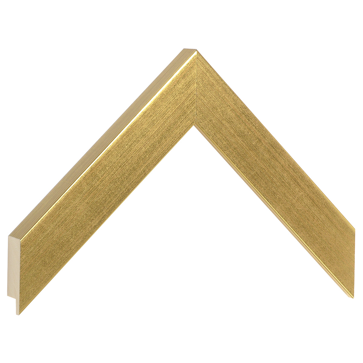 Bilderleiste Ayous flach 30 mm breit 20 mm hoch - Gold - Musterwinkel