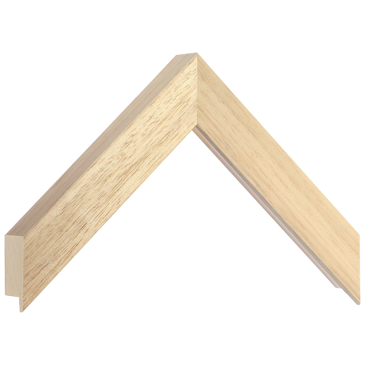 Bilderleiste Lindenhoz roh - 30 mm breit 14 mm hoch - Musterwinkel