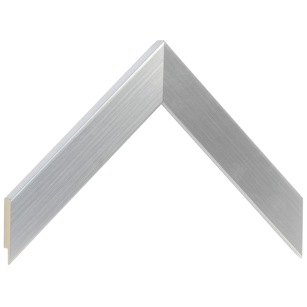 Bilderleiste Ayous flach 30 mm breit 14 mm hoch - Silber - Musterwinkel
