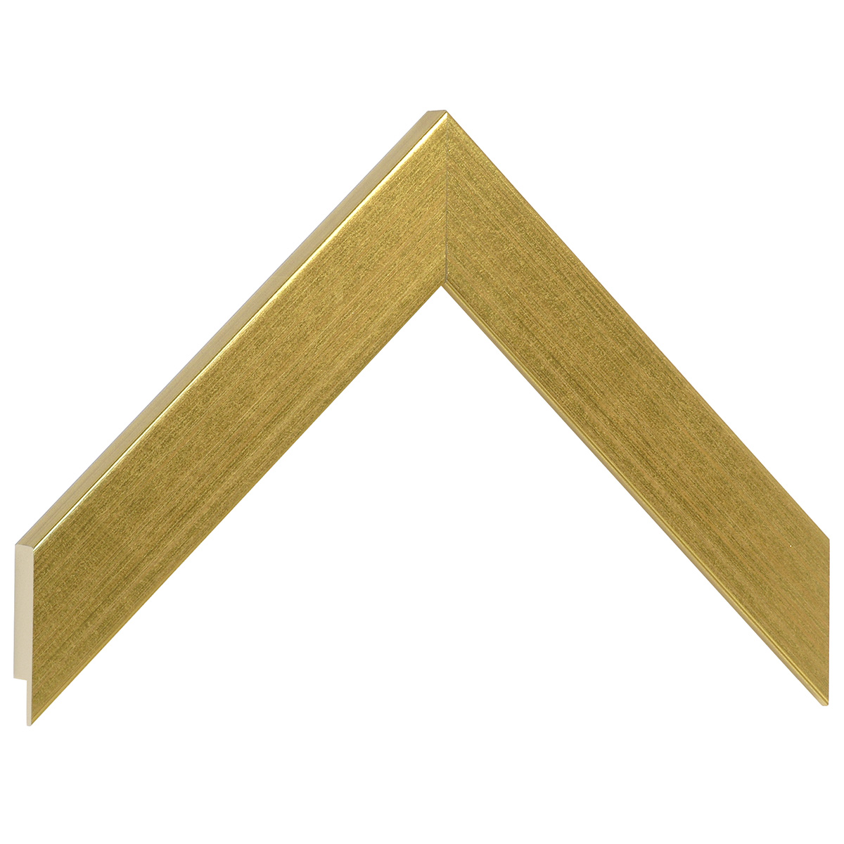 Bilderleiste Ayous flach 30 mm breit 14 mm hoch - Gold - Musterwinkel