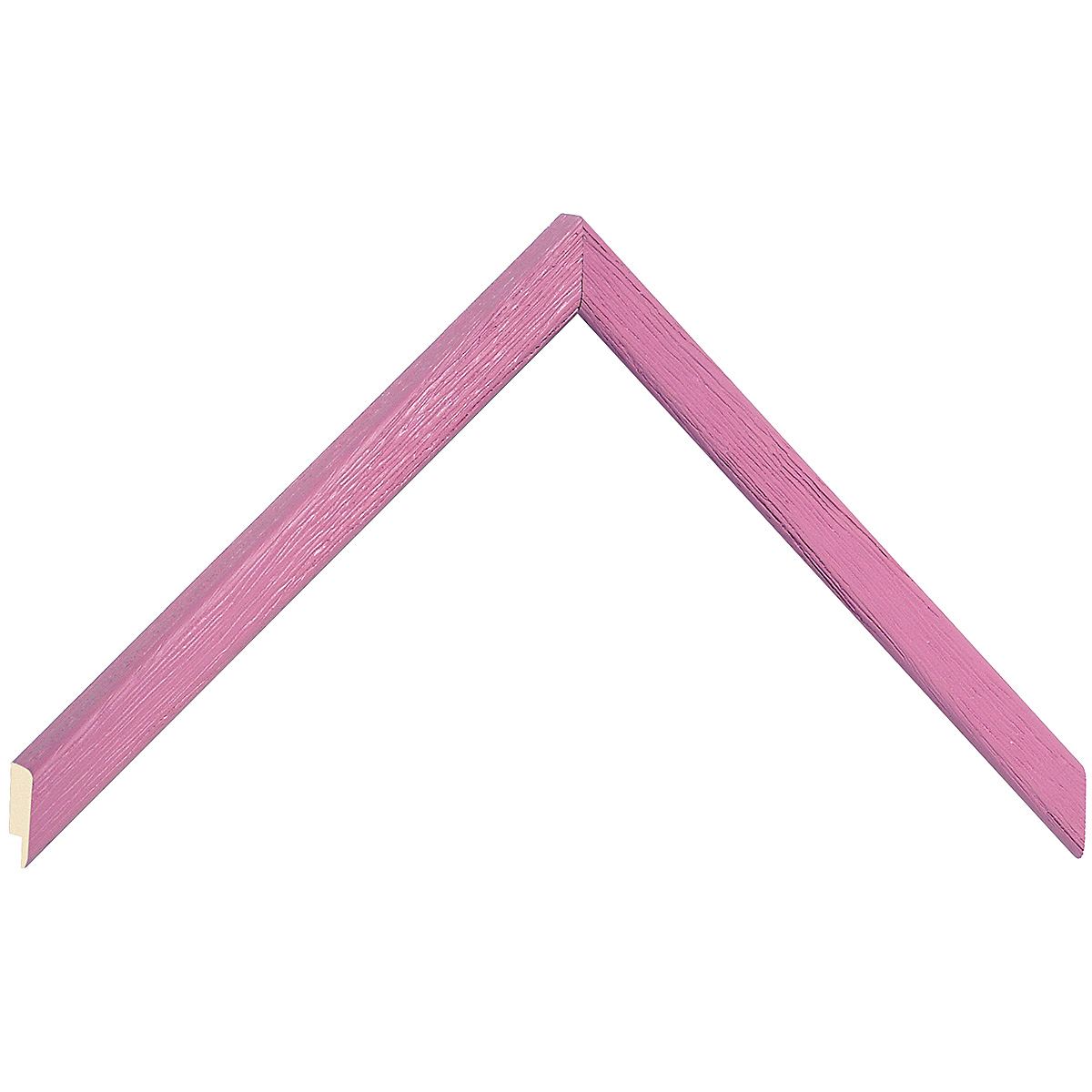 Bilderleiste Ayous 13 mm breit 13 mm hoch - Pink offenporig - Musterwinkel