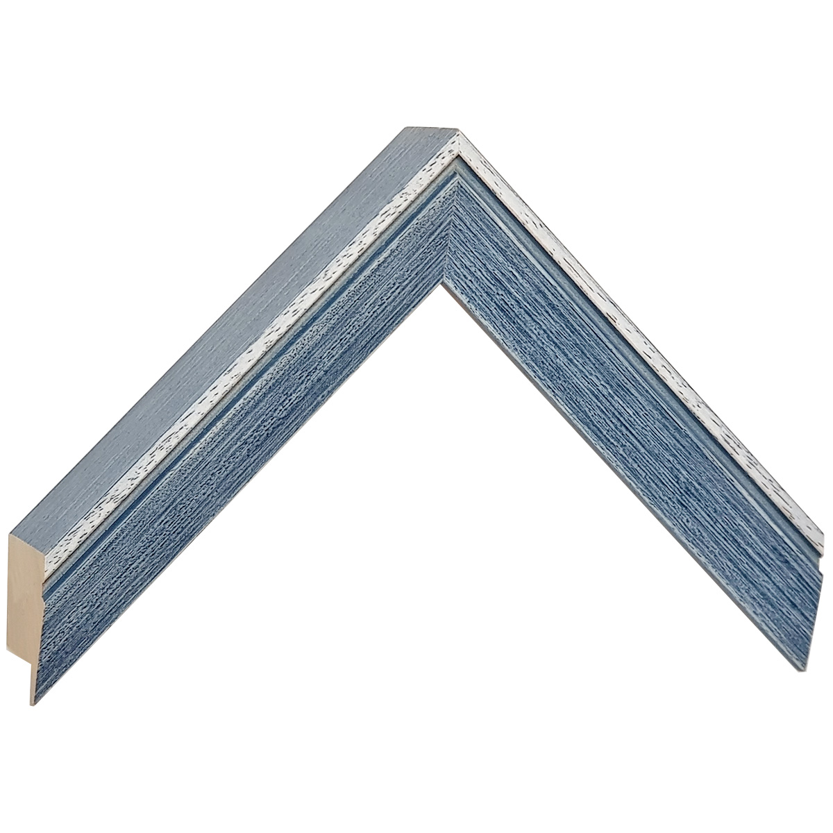 Bilderleiste Ayous 19 mm breit 22 mm hoch -  Blau - Musterwinkel