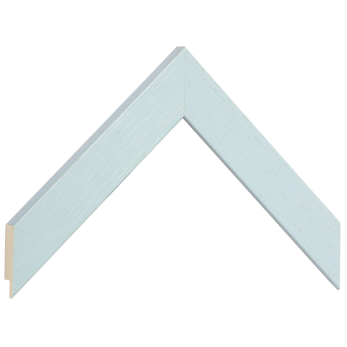 Bilderleiste Ayous flach 30 mm breit 14 mm hoch - Nebelgrau - Musterwinkel