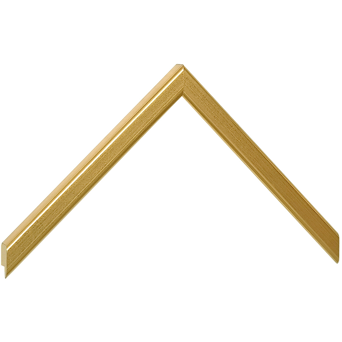 Bilderleiste keilgezinkte Pinie Breite 14 mm - Finish Gold - Musterwinkel