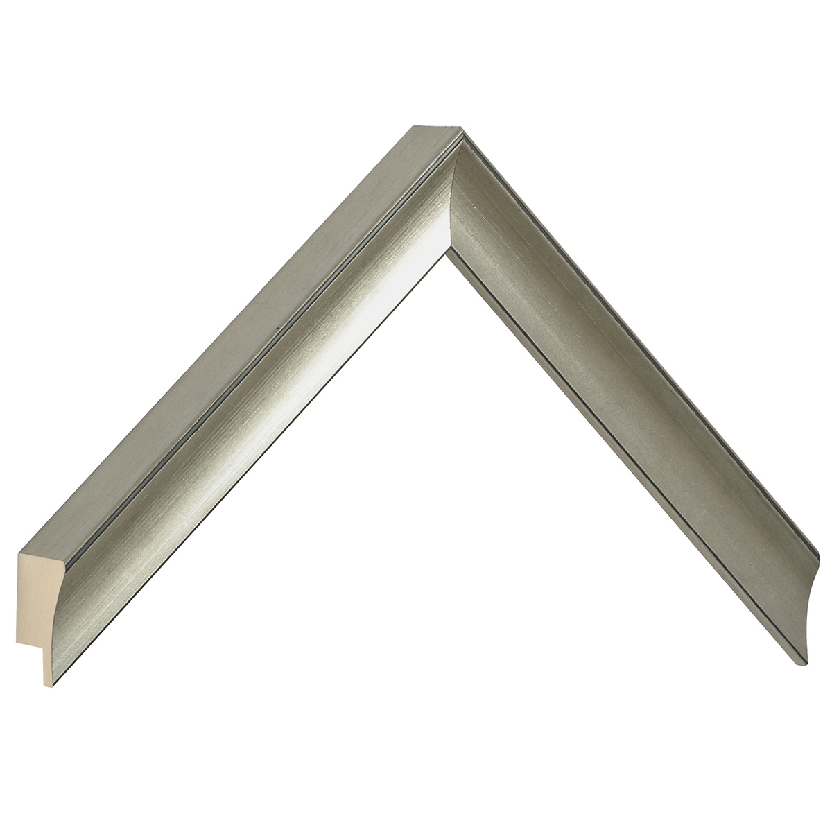 Bilderleiste Ayous 28 mm hoch 22 breit - Silber - Musterwinkel