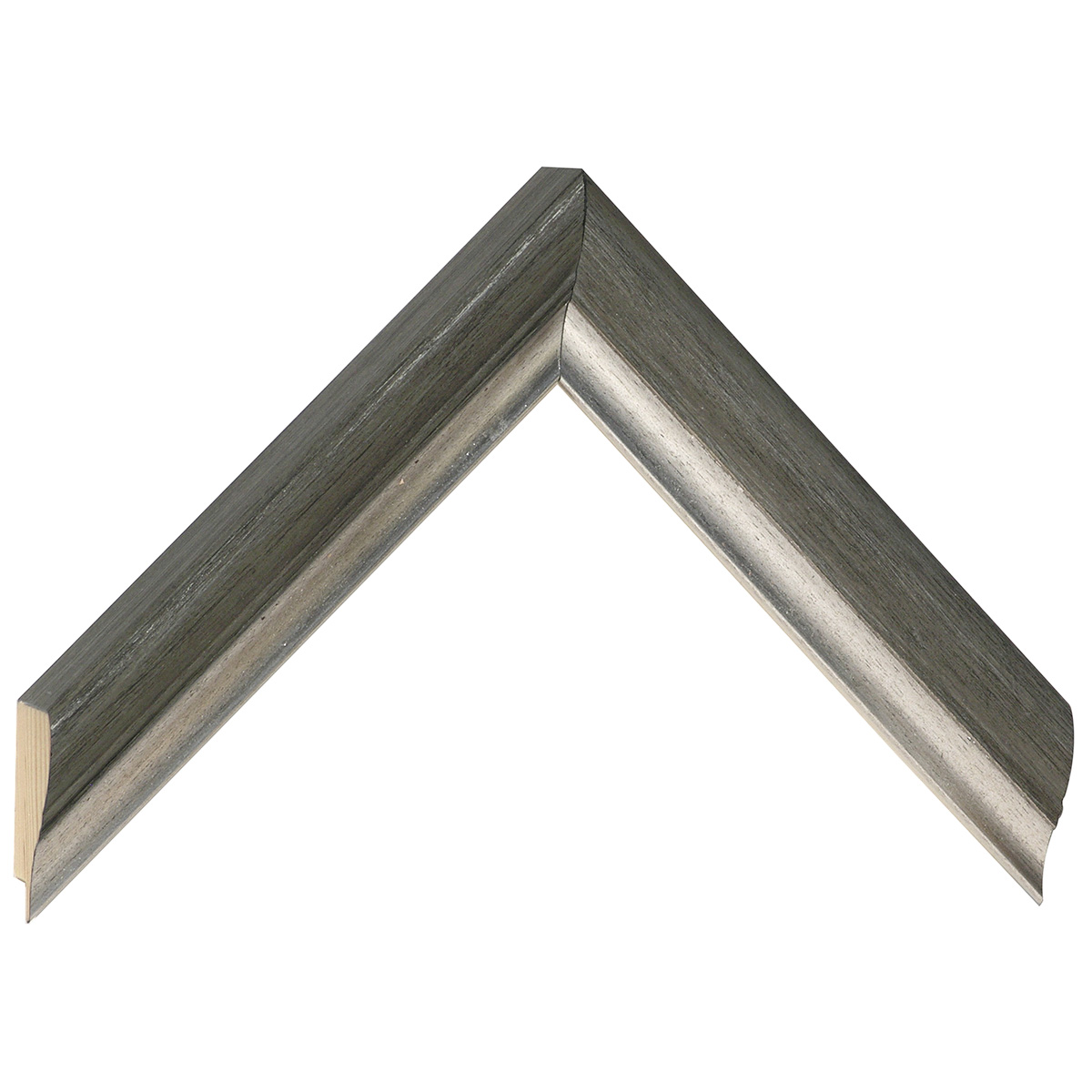 Bilderleiste keilgezinkte Tanne Breite 30 mm Höhe 27 - Perl - Musterwinkel