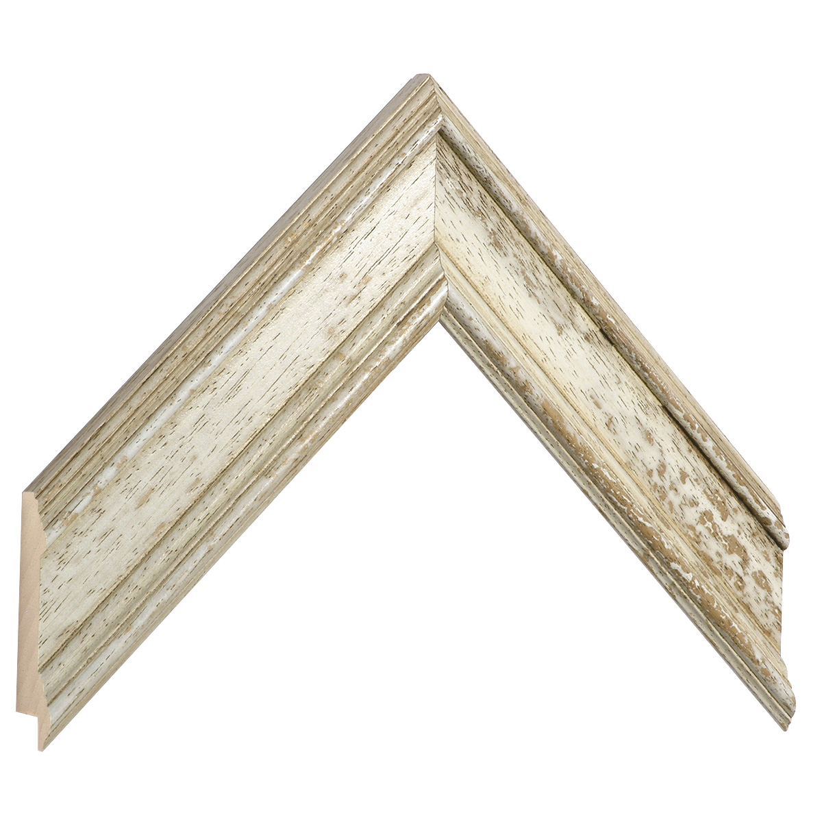 Bilderleiste Ayous 44 mm breit 20 mm hoch - Weiss - Musterwinkel