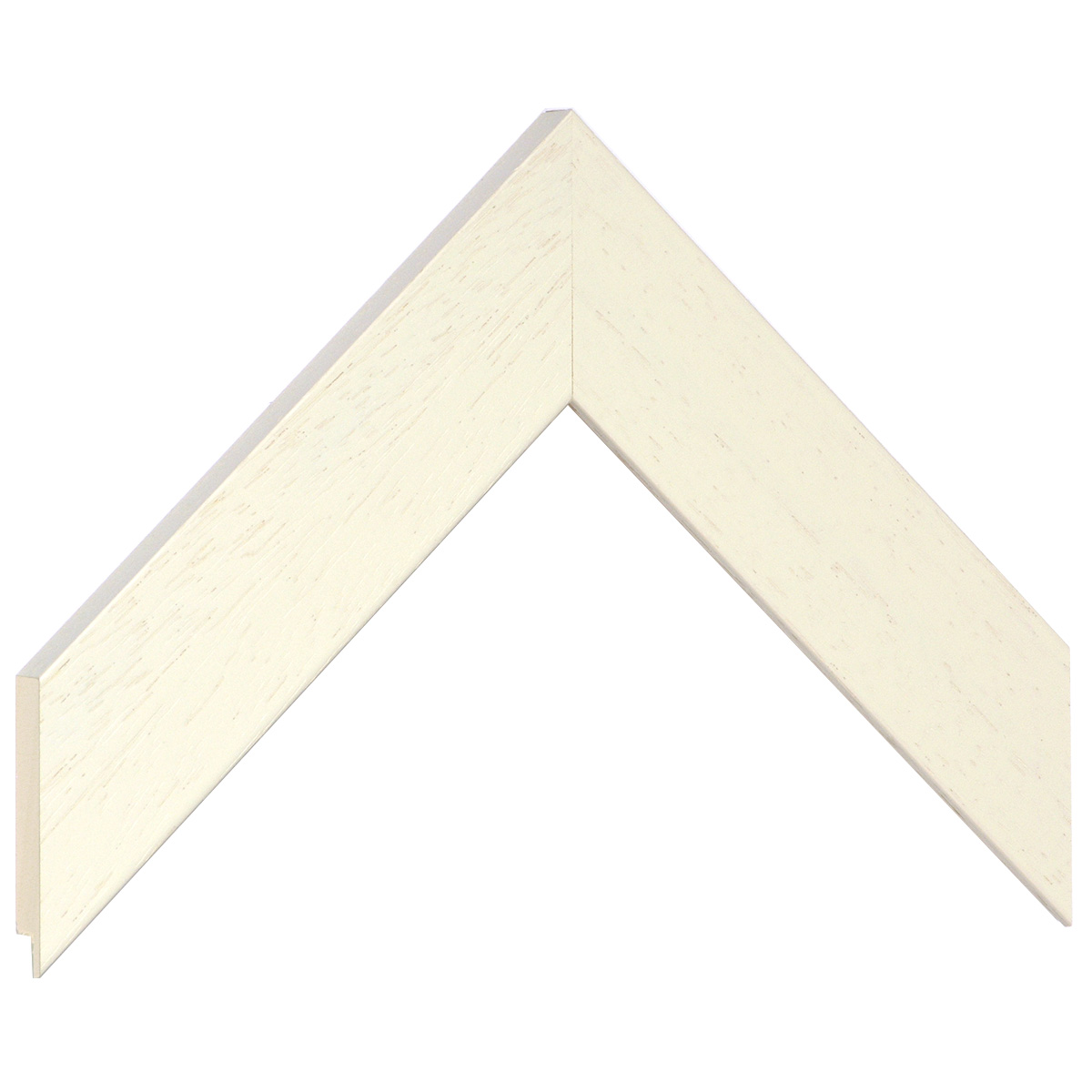 Bilderleiste Ayous flach 40 mm breit 16 hoch - Creme  - Musterwinkel
