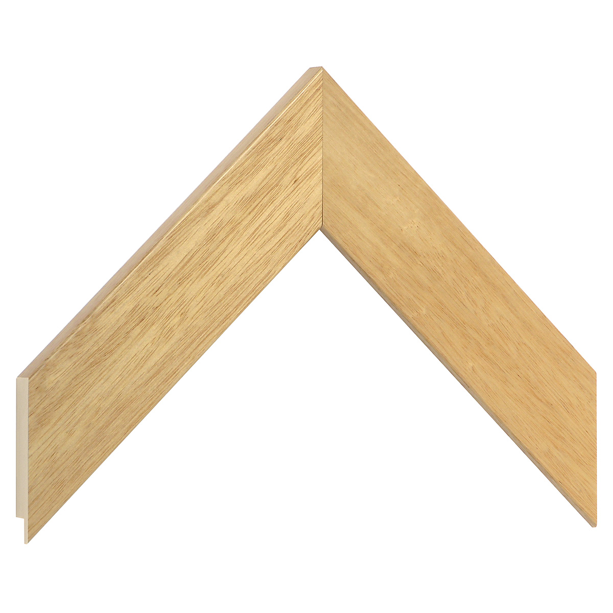 Bilderleiste Ayous flach 40 mm breit 16 mm hoch - Naturholz - Musterwinkel