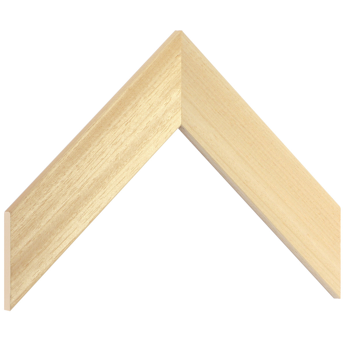 Bilderleiste Lindenholz roh - 40 mm breit 10 mm dick ohne Falz - Musterwinkel