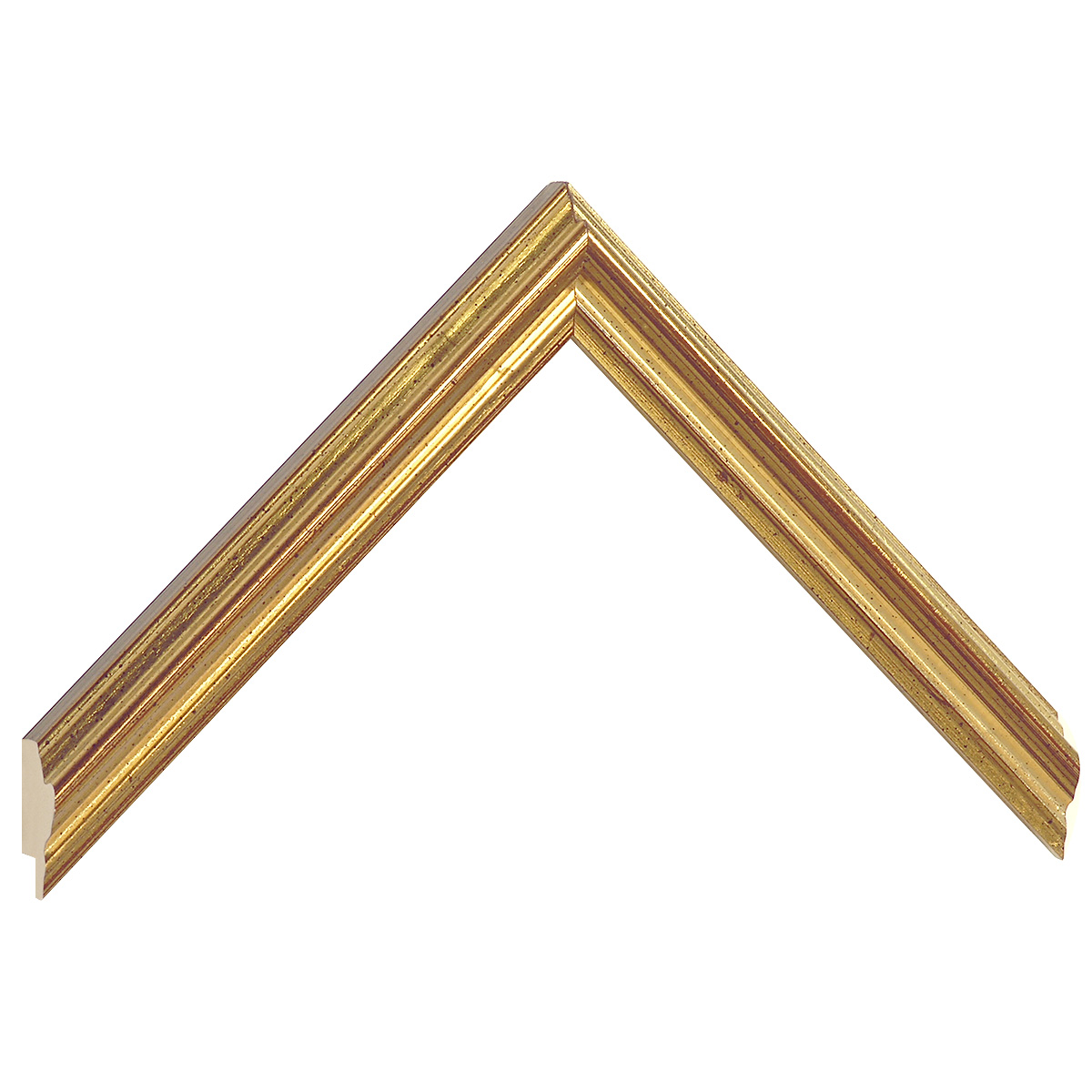 Bilderleiste Ayous 22 mm breit 22 hoch - Gold - Musterwinkel
