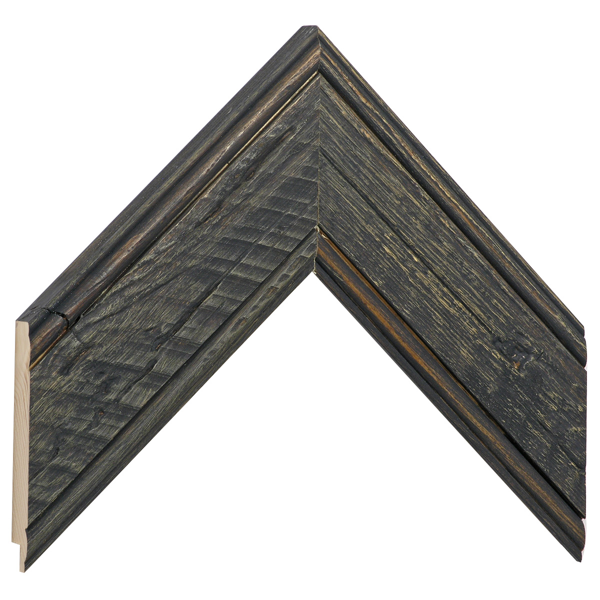 Bilderleiste Tanne 61 mm breit 20 mm hoch - Schwarz - Musterwinkel