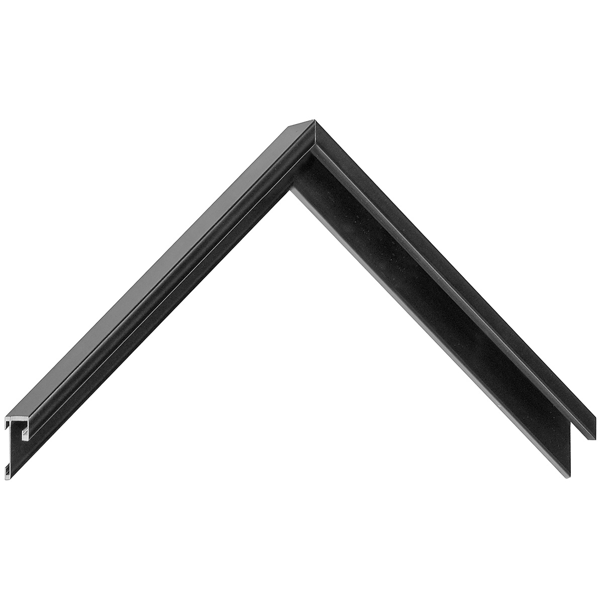 Aluminum moulding - Black - Musterwinkel
