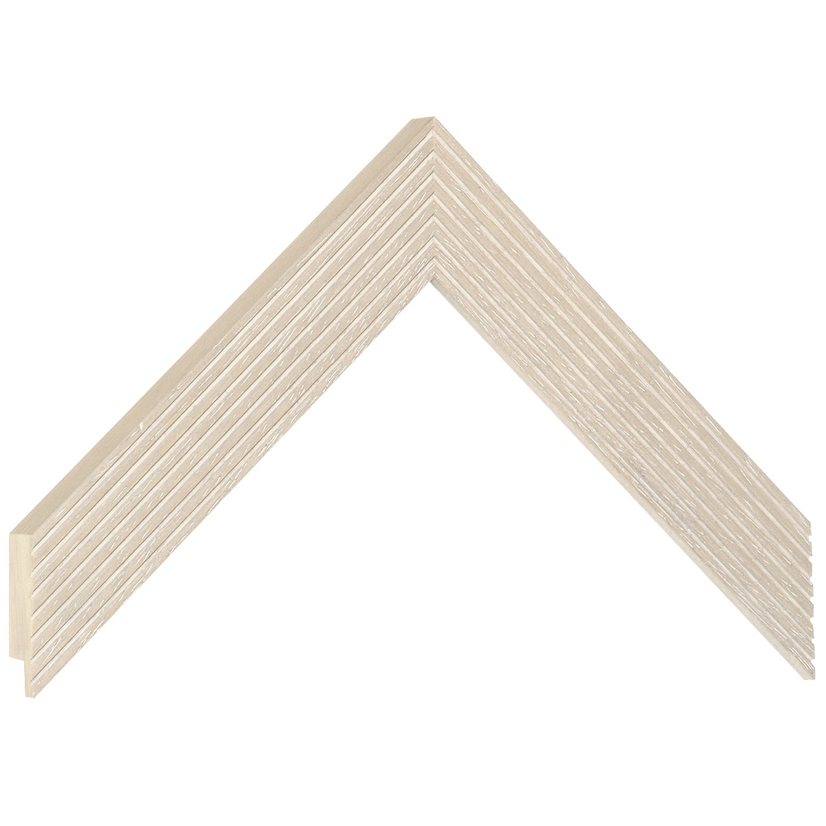 Bilderleiste Ayous 29 mm breit 20 mm hoch - Creme - Musterwinkel