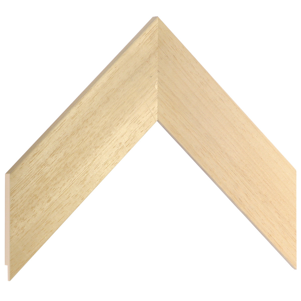 Bilderleiste Lindenholz - Breite 50 mm - Höhe 10 mm - Musterwinkel
