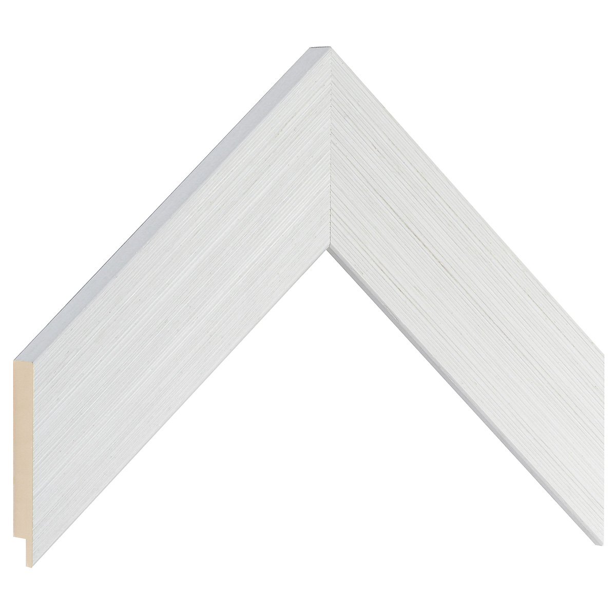 Bilderleiste Ayous flach 48mm breit 20 hoch - Creme - Musterwinkel