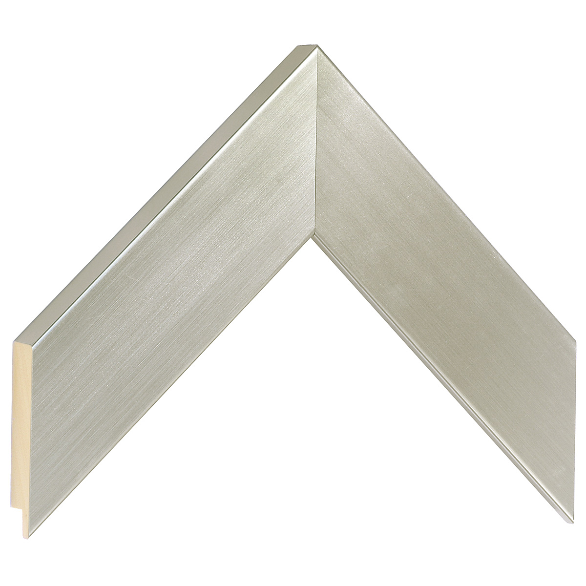 Bilderleiste Ayous flach 48 mm breit 20 mm hoch - Platin  - Musterwinkel