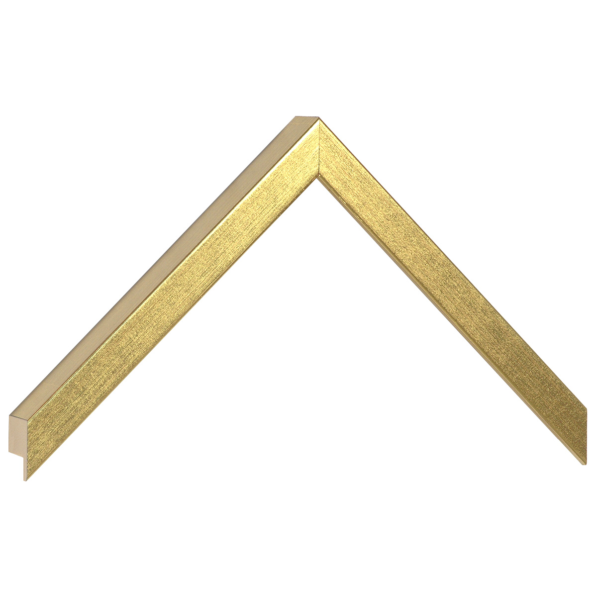 Bilderleiste Ayous flach 15 mm breit 25 hoch - Gold - Musterwinkel