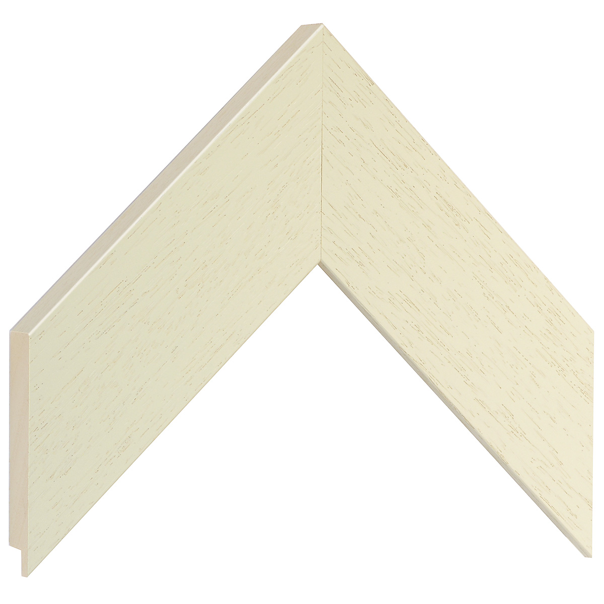 Bilderleiste Ayous flach 58 mm breit 20 mm hoch - Creme - Musterwinkel
