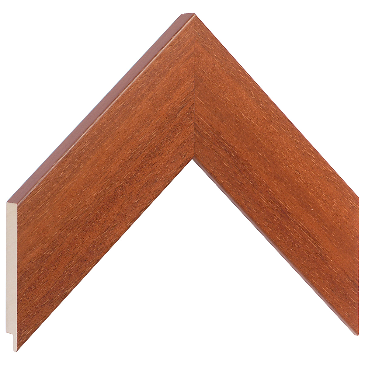 Bilderleiste Ayous flach 58 mm breit 20 hoch - Mahagoni - Musterwinkel
