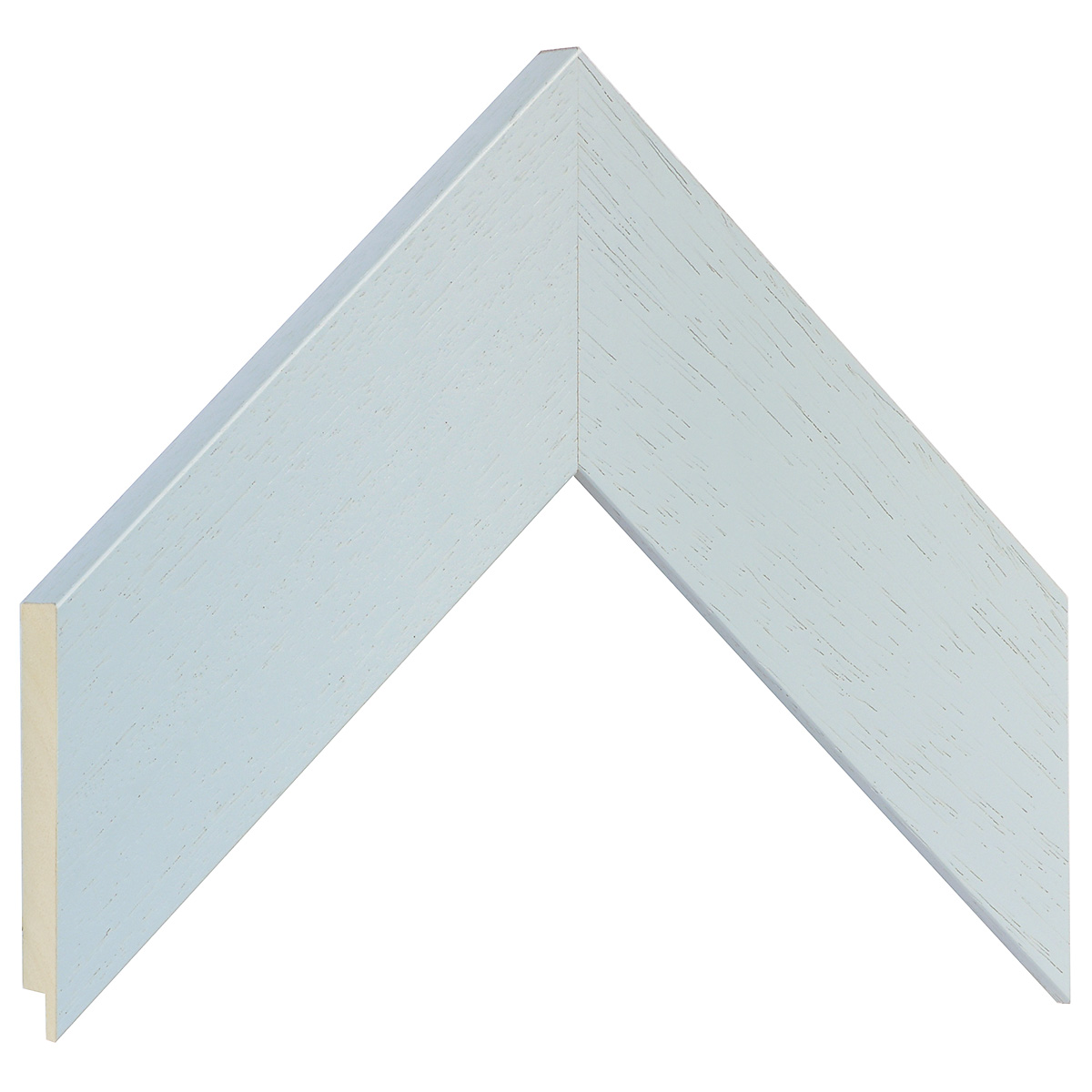 Bilderleiste Ayous flach 58 mm breit 20 mm hoch - Nebelgrau - Musterwinkel