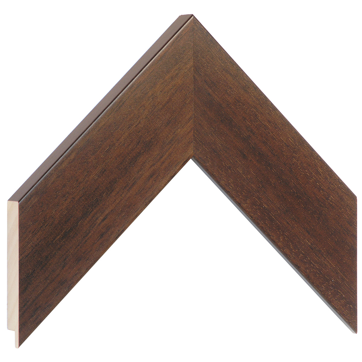 Bilderleiste Ayous flach 58 mm breit 20 hoch - Nuss - Musterwinkel
