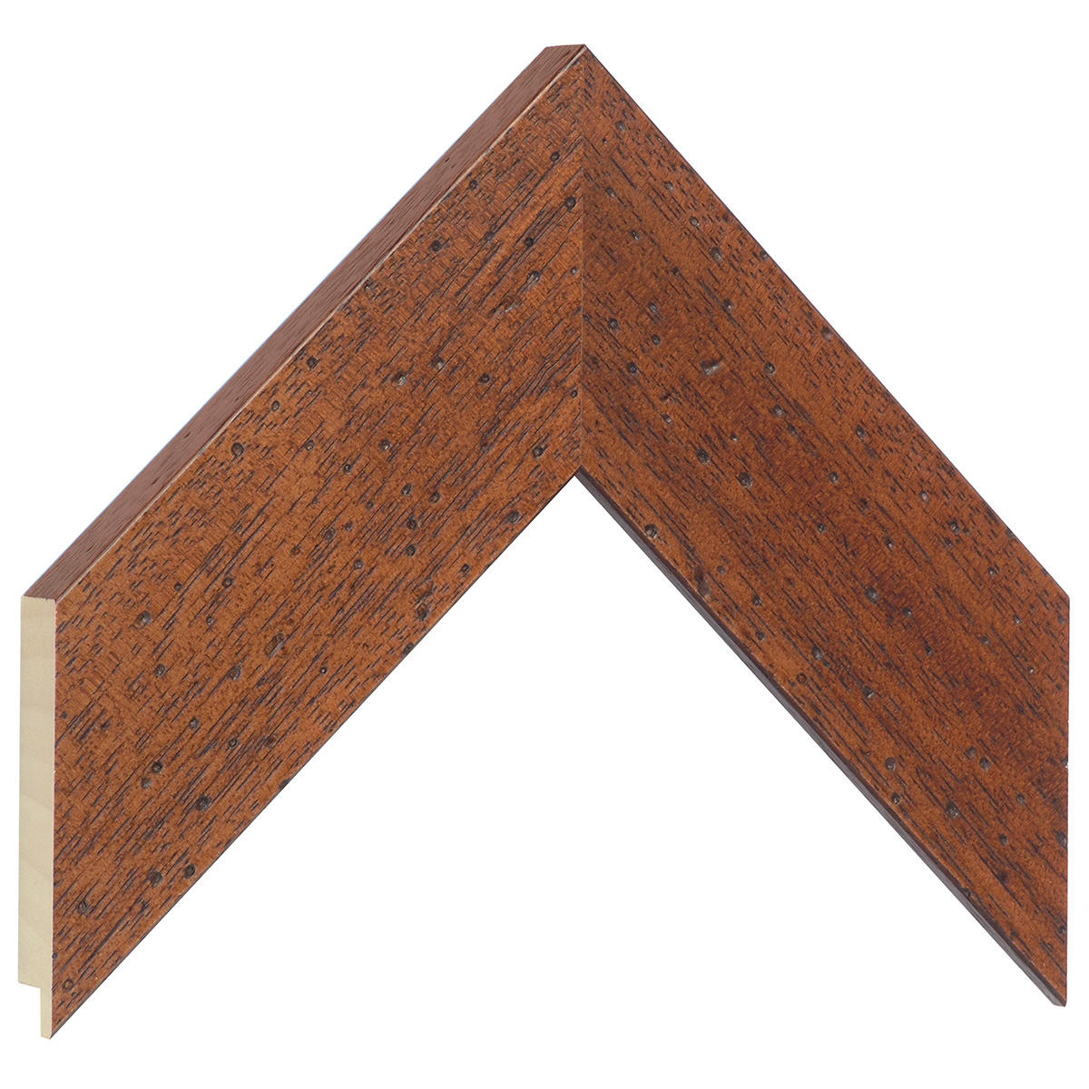 Bilderleiste Ayous flach 58 mm breit 20 hoch - Nuss antik - Musterwinkel