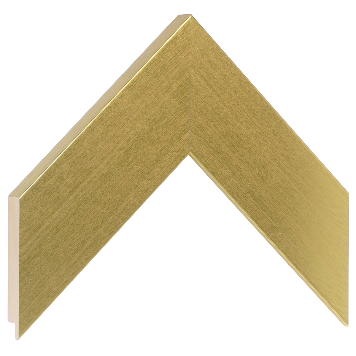 Bilderleiste Ayous flach 58 mm breit 20 mm hoch - Gold  - Musterwinkel